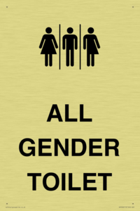 Female, Male and Non-gender specific